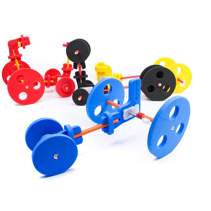 Colorful Wind-Up Vehicle Spark builds